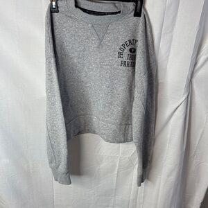 Under Armour Gray Cropped Sweatshirt